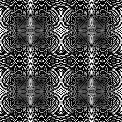 黒の白抽象シームレスパターンベクトルセット26 抽象的 パターン シームレス   