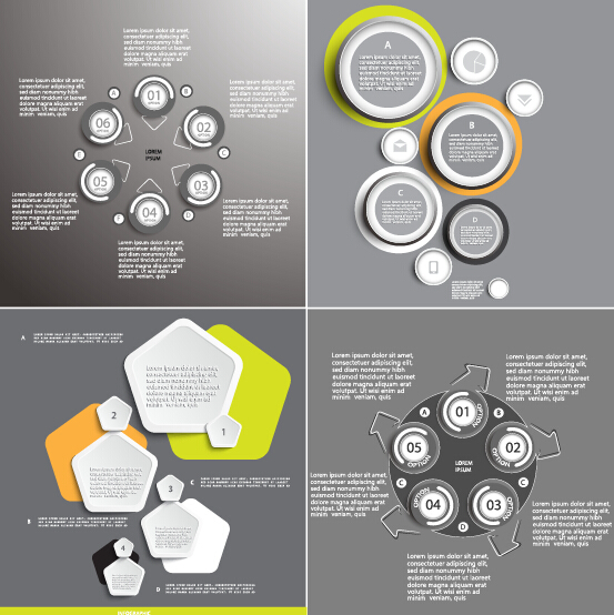 Business Infographic design créatif 1733 infographie creative business   