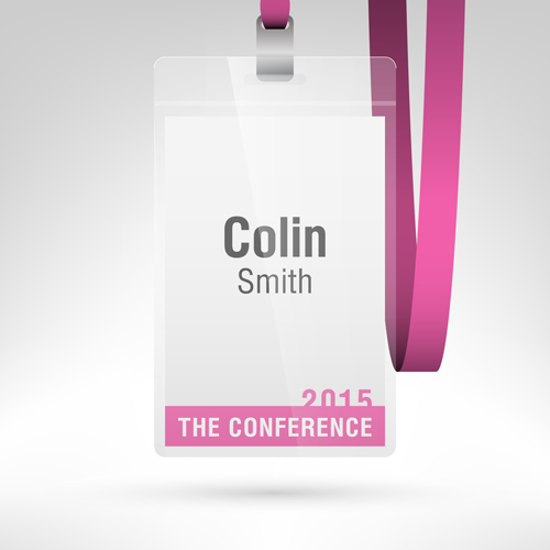Vecteur de conception de carte de conférence 09 conference carte   