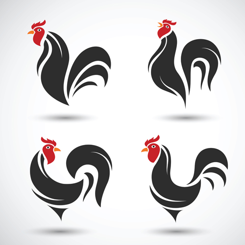 Creative Chicken logos vector design 10 poulet. logos Créatif   