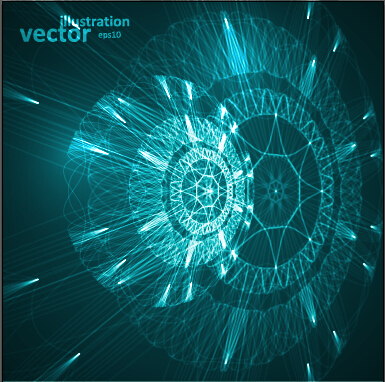 Futuristisches Tech-Objekt-Vektorhintergrund Vector-Hintergrund tech Objekt Hintergrund futuristisch   