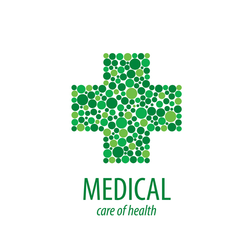 Vecteur de conception de logos de santé médicale verte 12 santé Médical vert logos   