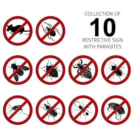 Parasites Warnschilder setzen 03 Warnung Schild Parasiten   