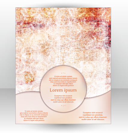 Conception abstraite de la brochure de couverture élégante 17 style couverture brochure Abstrait   