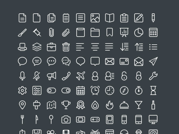 440 Kind weiße Linie freie Symbole Zeile weiß kostenlose Icons icons   