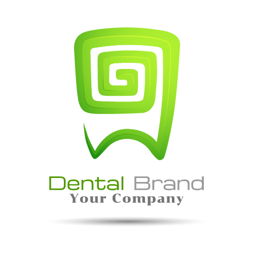 歯科 drand の抽象的なロゴの緑のベクトル 歯科 抽象的 ロゴ DRAND   