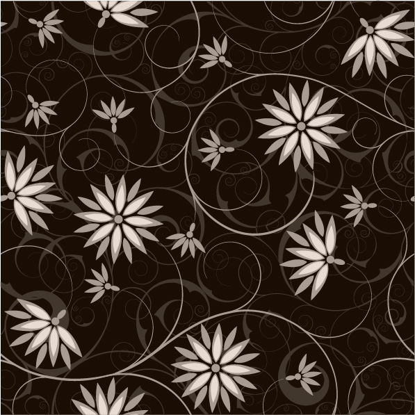 Modèle vectoriel élégant design floral 08 motif floral elegant design   