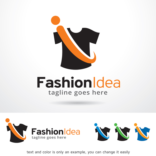 Fashion Idea Logo Vektor mode logo idée   