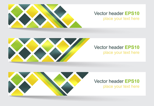 Header Banner moderne Design-Vektoren 04 modern header design banner   