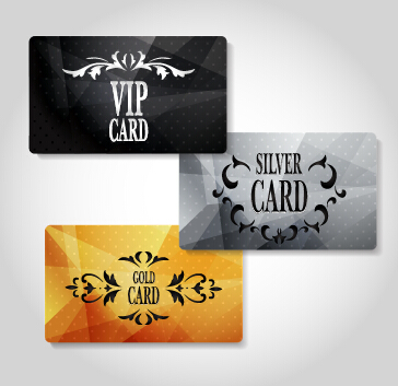 Luxus-VIP-Karten setzen Vektor 06 VIP-Karte vip Luxus Klasse Karten   