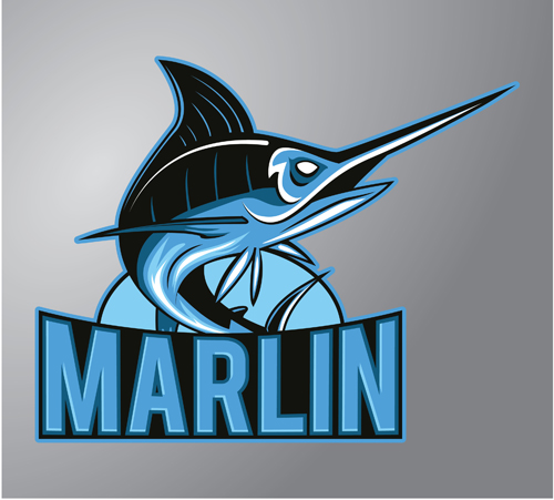 Vecteur de conception de logo Marlin Marlin logo   