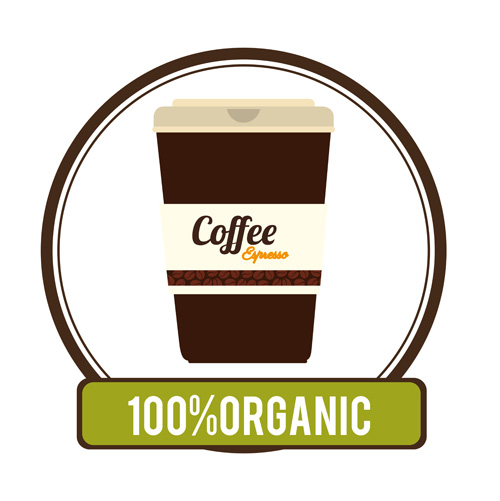 Bio-KaffeehLogos desgin Vektor 15 logos kaffee desgin bio   