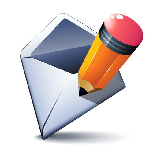 vecteurs d’e-mails et de crayons 02 email crayon   