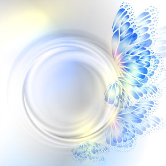 Schöner Schmetterlingsflügel mit abstraktem Hintergrundvektor 09 wing butterfly beautiful background abstract   