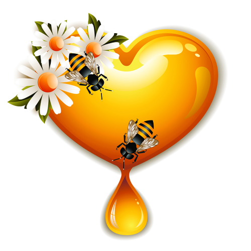 Bienenhonig tropfende Wirkung Hintergrund Vektor 03 Tropfen Honig Hintergrundvektor Hintergrund Effekt Biene   