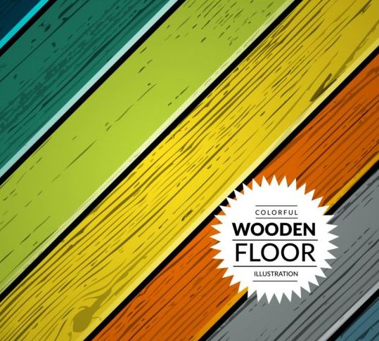 Illustration vectorielle de fond coloré de plancher en bois 10 Sol illustration fond en bois coloré   