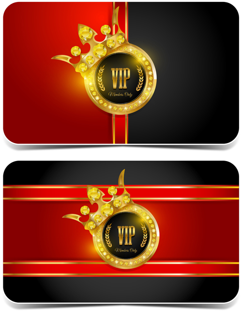 ダイヤモンド VIP カード赤と黒のベクトル05 赤 ブラック ダイヤモンド カード VIP カード vip   