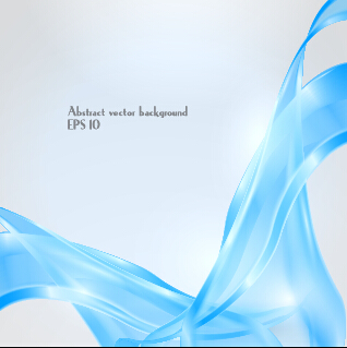 Dynamisch durchsichtiger blauer Bändchenvektorhintergrund 01 transparent Dynamisch Blau band   