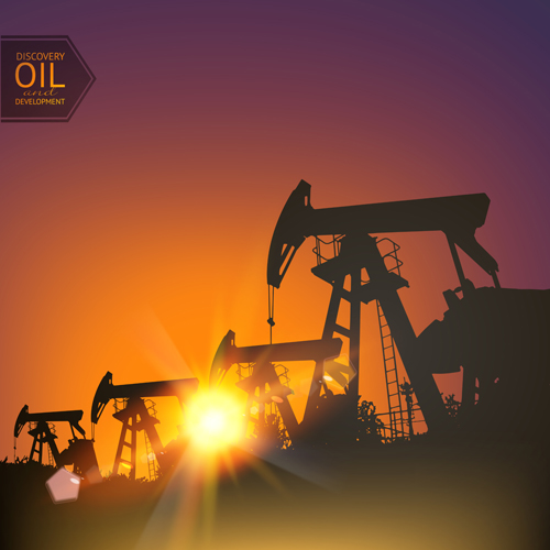 Vecteur de fond d’huile et de développement 01 pétrole développement contexte   