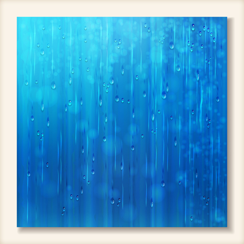 Regenwasser verschwimmt Hintergrundvektor 01 Wasser Unschärfen Regen Hintergrund   