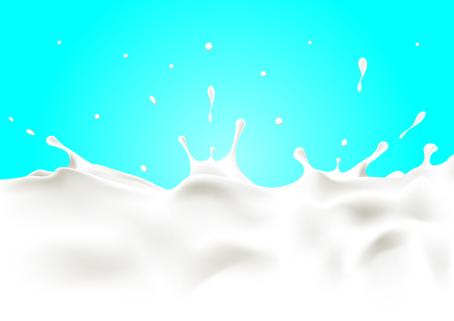 Matériel de fond de vecteur de lait éclaboussant matériel de fond lait fond Éclaboussures   