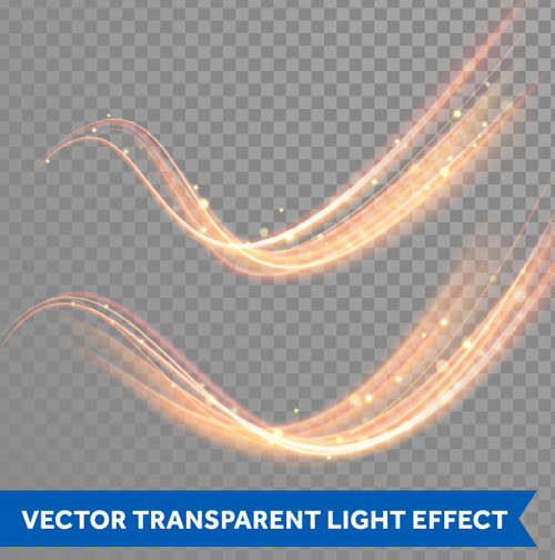 Jeu d’illustrations d’effet de lumière transparente vecteur 19 transparent lumière illustration Effet   