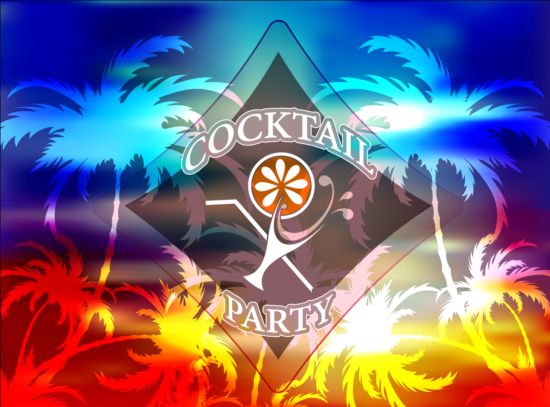 Tropical Molotov partie fond Design vecteur 01 tropical fond fête cocktall   