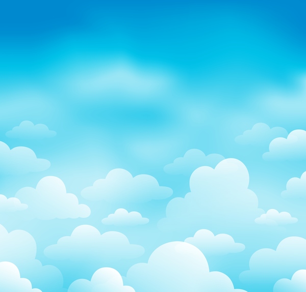 青い空ベクトル背景の白い雲04 青 雲 空 白   