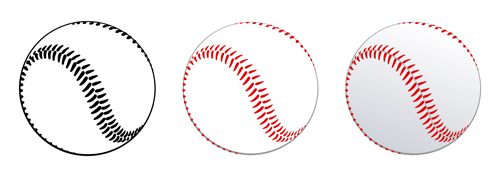 Baseballvektorgrafik Grafik baseball   