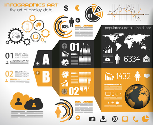 Business Infographic design créatif 3759 infographie design creative business   