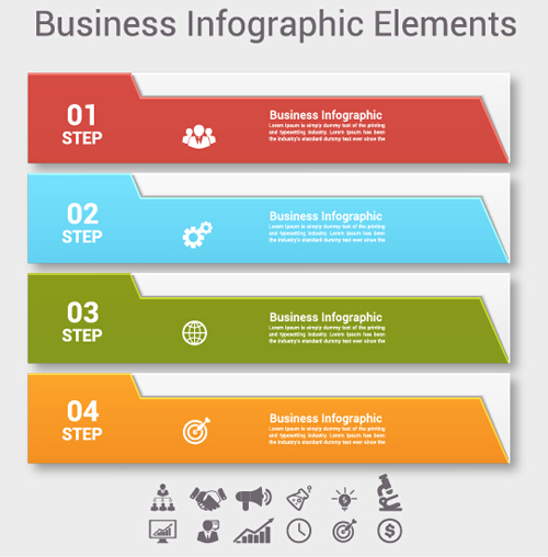 ビジネスインフォグラフィッククリエイティブデザイン4203 ビジネス クリエイティブ インフォグラフィック   