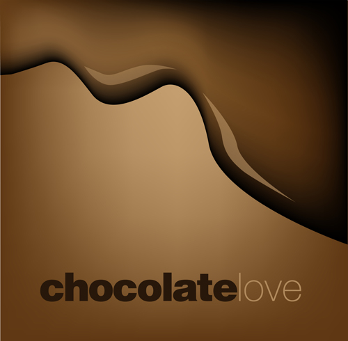 Fond de vecteur de crème de chocolat 01 fond Creme Chocolat   