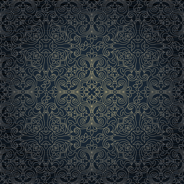 Style oriental motif floral décor vecteur 05 oriental motif floral   