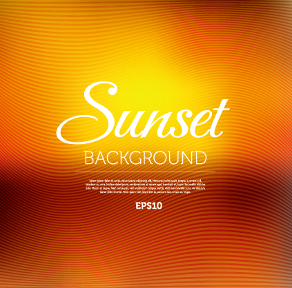 Sunset abstrakter Hintergrundvektor verschwommener roter Hintergrund Hintergrundvektor abstract   