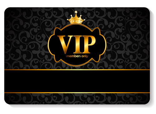 luxueux membres VIP cartes vecteurs de conception 09 vip membre luxueux cartes   