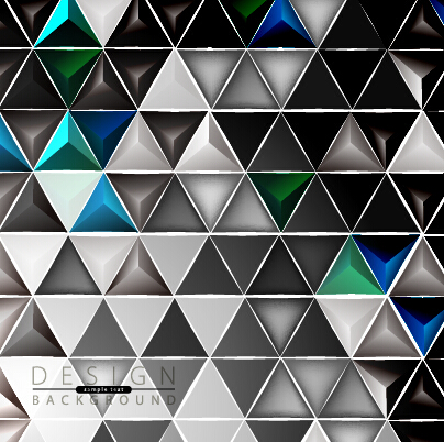 3D-Geometrie glänzende Hintergrund Grafikvektor 04 shiny géométrie   