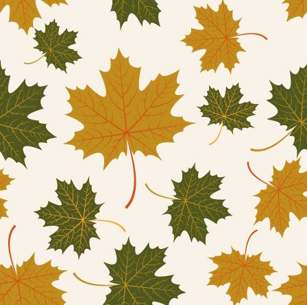 秋のカエデの葉ベクトルシームレスパターン02 葉 秋 パターン シームレスな カエデの葉   