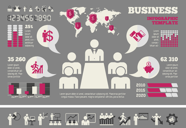 Business Infografik Kreativdesign 1708 Kreativ Infografik business   