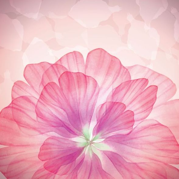 夢のピンクの花のベクター02 花 夢 ピンク   
