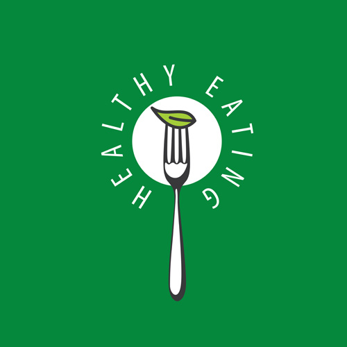 Gesunde Ernährung Logo-Design Vektor-Set 04 logo gesund Essen   