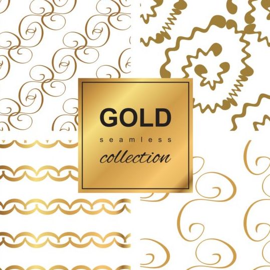 Luxus-Gold nahtlos Vektormuster 03 nahtlos Muster Luxus gold   