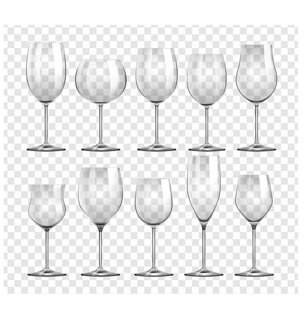 Vecteur d’illustration de verre de vin vin verre   