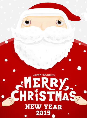 2015クリスマスと新年サンタの背景02 背景 新年 サンタクロース クリスマス   