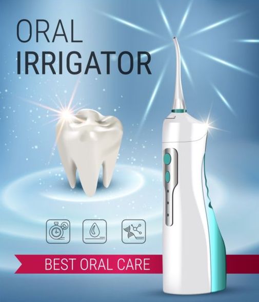 Orale Irritor-Werbevektorvorlage 08 Werbung Oral Irritor   