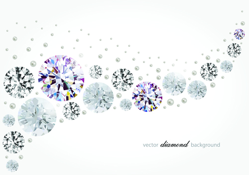 Vector Diamanten Hintergründe glänzend Design 02 shiny Hintergründe Diamanten   