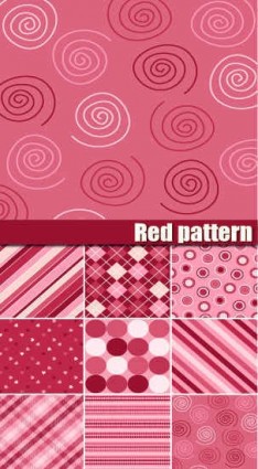 Roter Muster niedlicher Vektor pink Muster Hintergrund Grafik   