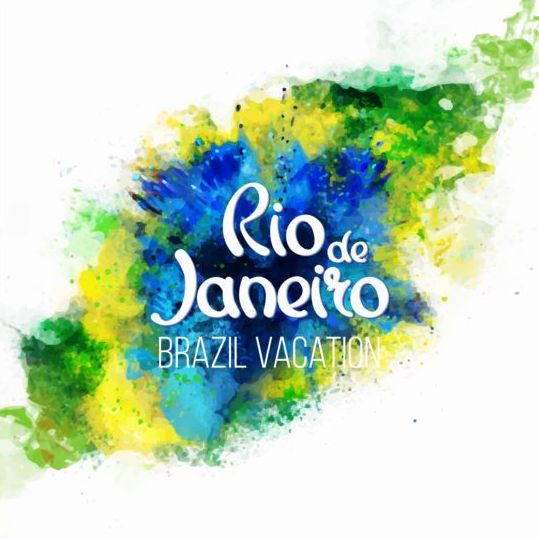 2016 Rio de Janeiro olympique fond aquarelle 05 rio olympic Janeiro fond aquarelle 2016   