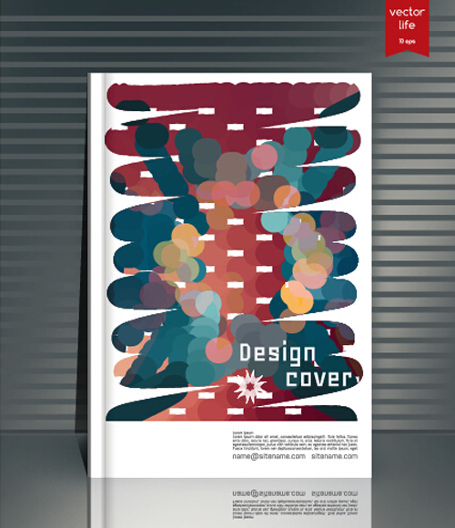 Abstract Stile Botebook Cover-Design-Vektor 11 Stile cover botebook abstract   