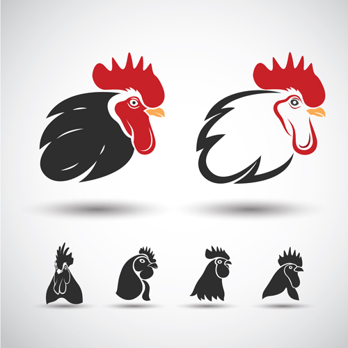 Creative Chicken logos vector design 06 poulet. logos Créatif   