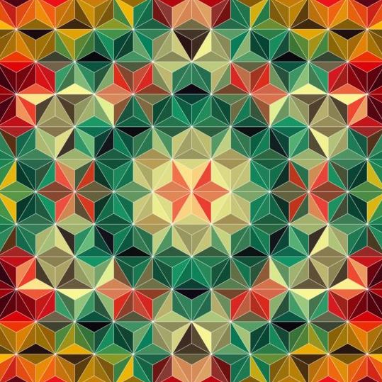 Geometrische Form mit Mandala-Mustervektor 07 Muster Mandala geometric form   